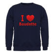 I Love Baudette Sweatshirt (dark)