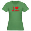 I Love Baudette Women's Fitted T-Shirt (dark)