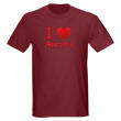 I Love Aurora Dark T-Shirt