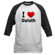 I Love Duluth Baseball Jersey