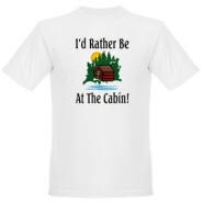 At The Cabin Organic Men's T-Shirt
