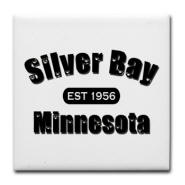 Silver Bay Established 1956 Tile Coaster