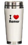 I Love Remer Ceramic Travel Mug