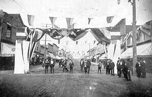 Oldest Known Picture of 4th of July in Eveleth Minnesota: 1907