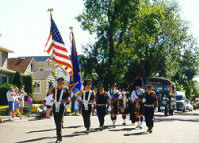 Scene from the 1998 Eveleth Minnesota 4th of July Parade