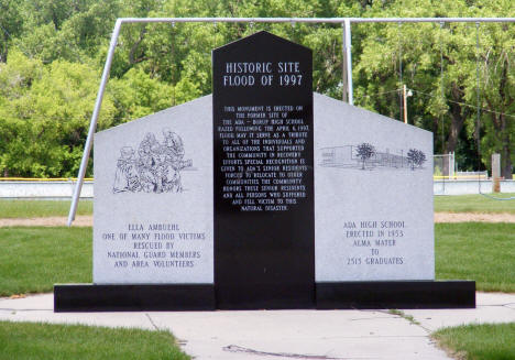 Flood Memorial, Ada Minnesota, 2008