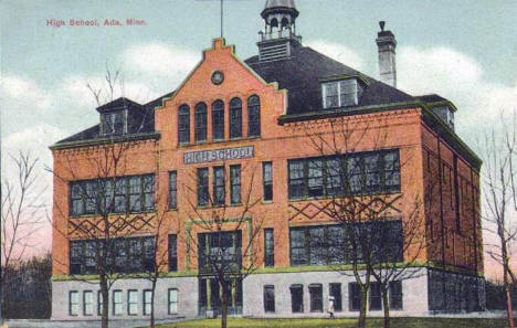 High School, Ada Minnesota, 1910's