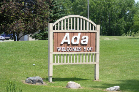 Welcome Sign, Ada Minnesota, 2008