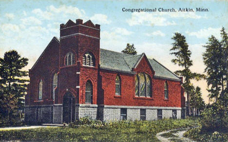 Congregational Church, Aitkin Minnesota, 1910's