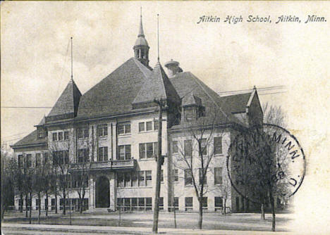 Aitkin High School, Aitkin Minnesota, 1908