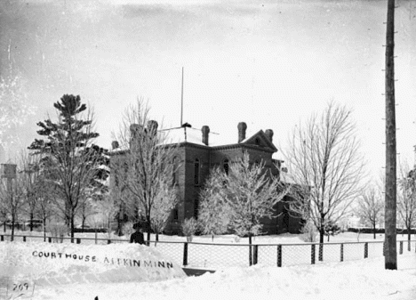 Aitkin County Courthouse, Aitkin Minnesota, 1900
