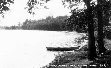 Farm Island Lake near Aitkin Minnesota, 1939