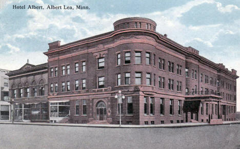 Hotel Albert, Albert Lea Minnesota, 1916