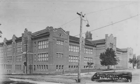 High School, Albert Lea Minnesota, 1915