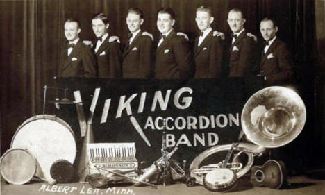 Viking Accordion Band, Albert Lea Minnesota, 1932