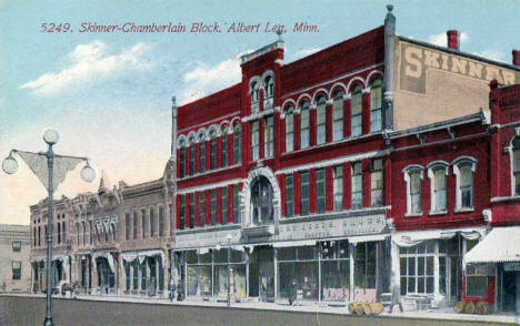 Skinner Chamberlain Block, Albert Lea Minnesota, 1913