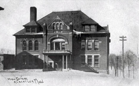 High School, Albert Lea Minnesota, 1912