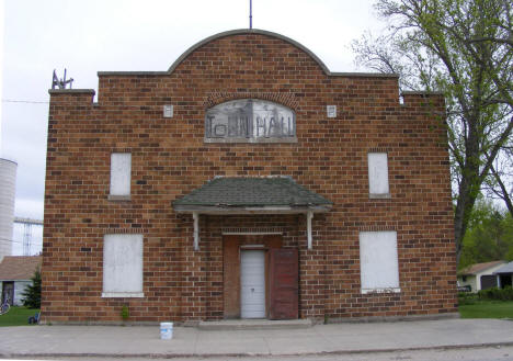 Old Town Hall, Alberta Minnesota, 2008