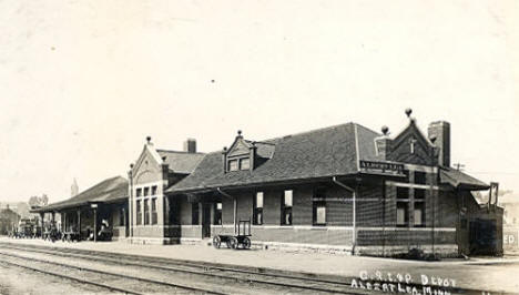 Railway Depot, Albert Lea Minnesota, 1900's