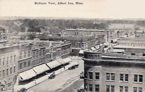 Birds Eye View, Albert Lea Minnesota, 1910's