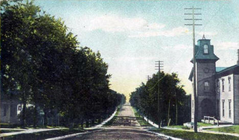 West Clark Street, Albert Lea Minnesota, 1910's