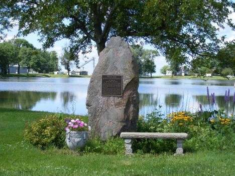 Monument to William Morin, Alden Minnesota, 2010