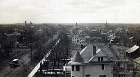 General view of Alexandria Minnesota, 1907