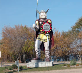 Viking Statue in Alexandrai Minnesota