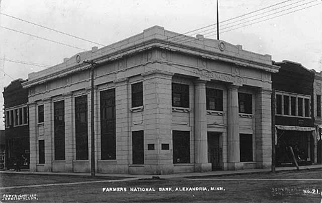 Farmer National Bank, Alexandria Minnesota, 1911
