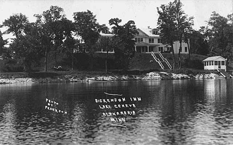 Dickinson Inn near Alexandria Minnesota, 1919