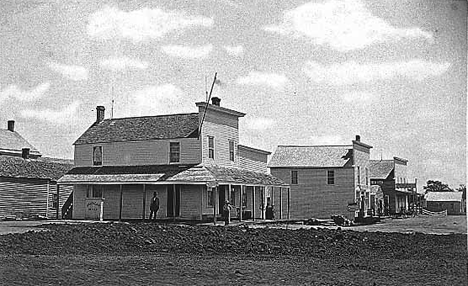 Vandyke and Larson's Saloon, Alexandria Minnesota, 1876