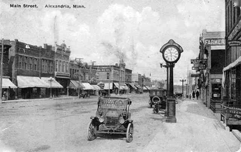 Main Street, Alexandria Minnesota, 1919