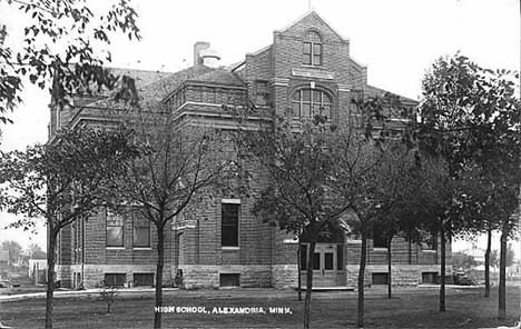 High School, Alexandria Minnesota, 1910