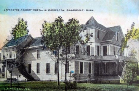 Lafayette Resort Hotel, Annandale Minnesota, 1909