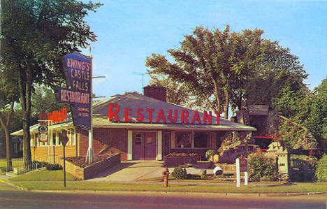 Ewing's Castle Falls Restaurant, Anoka Minnesota, 1960's?