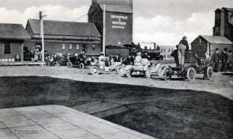 Street scene, Argyle Minnesota, 1900's