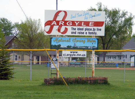 Argyle Minnesota Welcome Sign, 2008