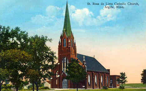 St. Rosa de Lima Catholic Church, Argyle Minnesota, 1914