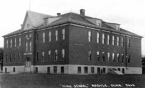 High School, Argyle Minnesota, 1929