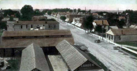 Birds Eye View, Arlington Minnesota, 1906