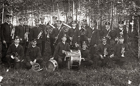 Askov Band, Askov Minnesota, 1914
