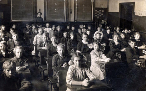 Students in Classroom, Atwater Minnesota, 1910's