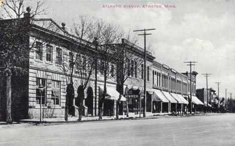 Atlantic Avenue, Atwater Minnesota, 1911