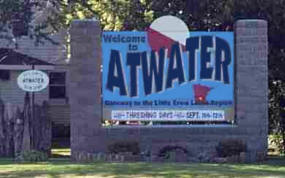 Welcome to Atwater Minnesota