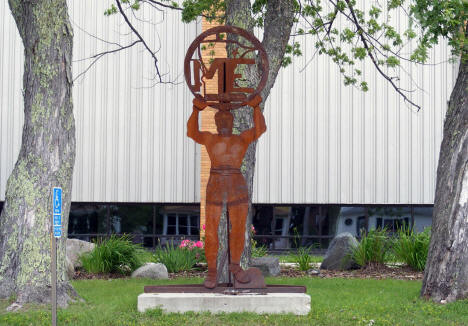 Sculpture at Mesabi East School, Aurora Minnesota, 2009