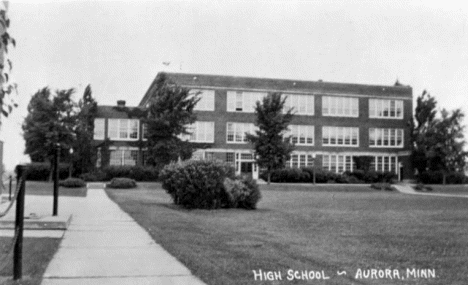 High School, Aurora Minnesota, 1950's