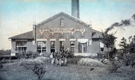 Electric Light and Pumping Station, Austin Minnesota, 1908