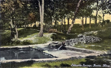 Lafayette Springs, Austin Minnesota, 1914