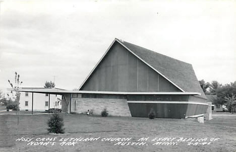 Holy Cross Lutheran Church, Austin Minnesota, 1950's