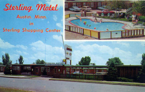 Sterling Motel, Austin Minnesota, 1960's